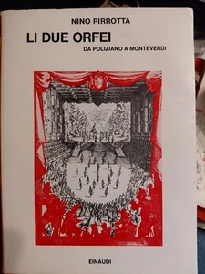 Nino Pirrotta Li zwei Orphei Da Poliziano a Monteverdi Einaudi 1975 - Bild 1 von 5