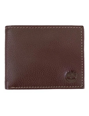 Men's Leather Wallet With Attached Flip Pocket, Brown (Sportz), One Size - Image 1 of 4