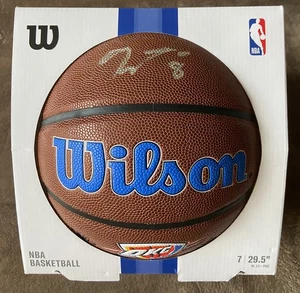 Jalen Williams AUTO SIGNIERT OKC Thunder Logo volle Größe Wilson Basketball - JSA COA - Bild 1 von 5