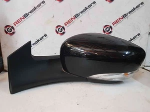 Renault Zoe 2012-2017 Passenger NS Wing Mirror Black - Picture 1 of 7
