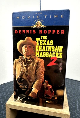 The Texas Chainsaw Massacre 2 (VHS, 1986 / 1998, MGM Movie Time) Horror Classic! - Image 1 of 4