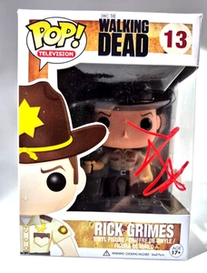 ANDREW LINCOLN SIGNED AUTOGRAPH THE WALKING DEAD RICK GRIMES FUNKO POP PSA COA - Picture 1 of 5