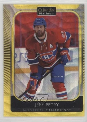 2021-22 O-Pee-Chee Platinum Neon Yellow Surge Jeff Petry #53 - Image 1 of 2