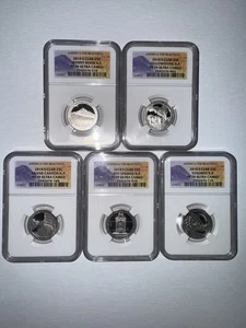 2010-S CLAD NATIONAL PARK QUARTER SET NGC PF70 ULTRA CAMEO - Picture 1 of 1