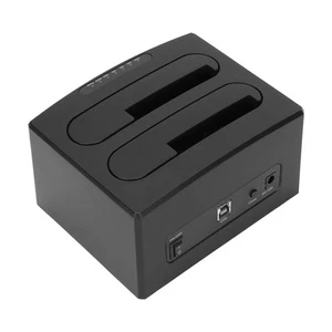 Hard Drive Reader USB 3.0 To I II III Dual Bay External HDD Docking Stat CB - Afbeelding 1 van 18