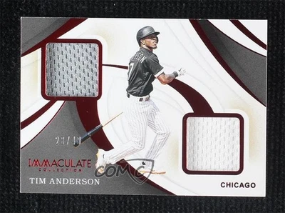 2020 Panini Immaculate Immaculate Duals /49 Tim Anderson #ID-TA - Image 1 of 2