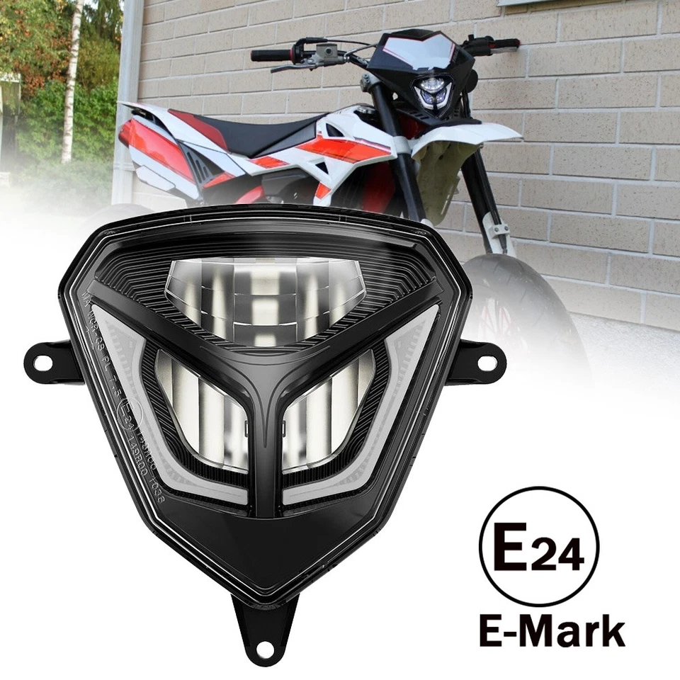 Faro LED Dirt Bike DRL para 2020-2023 Beta RR 300 200 125 50 Racing Xtrainer Foto 1 de 4