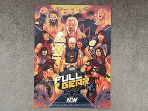 AEW Full Gear 2019 18x24 Bartlett Limited Poster Cody, Jericho, Omega, Moxley - Picture 1 of 4