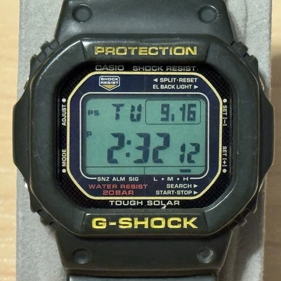 Reloj digital Casio G-Shock G-5600A-3 verde resistente solar cuadrado para hombre G5600 5600 Foto 1 de 4