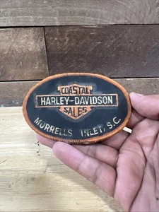 Vintage Harley Davidson Coastal Sales Patch Murrells Inlet, SC - Bild 1 von 4