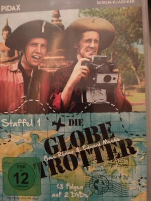Die Globetrotter Staffel 1 auf DVD  Pidax Serien-Klassiker/13 Folgen auf 2 DVD's - Bild 1 von 2