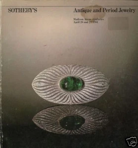 SOTHEBY'S ANTIQUE PERIOD JEWELRY AUCTION CATALOG 04-1981 - Picture 1 of 1