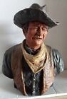 1982 John Wayne Trail Boss D. MONFORT Sculpture Bust