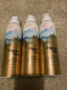 3 Bath & Body Works Open Sky Cleansing Body Mousse 5.3 oz. - Picture 1 of 1