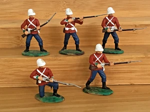 5 British 24th Foot infantrymen AngloZulu War Expeditionary Force - Picture 1 of 4