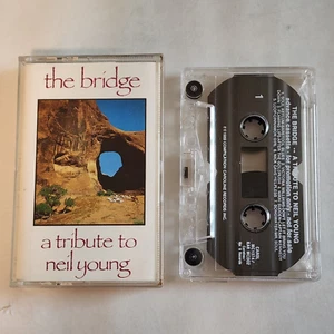 THE BRIDGE A TRIBUTE TO NEIL YOUNG CASSETTE TAPE 1989 CAROLINE RECORDS - Picture 1 of 1