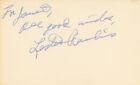 Lester Rawlins- Signed Vintage Notecard