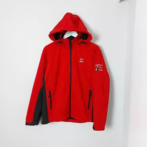 Norway Scandinavian Explorer Jacket Mens XSmall Red Softshell Fleece Lining Coat - Picture 1 of 9