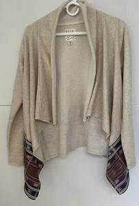 BILLABONG womens southern boho cardigan beige size small - Picture 1 of 5