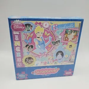 Disney Princess Cinderella Scrapbook 1000 Piece 18.94" x 26.75" by Mega Puzzles - Picture 1 of 3