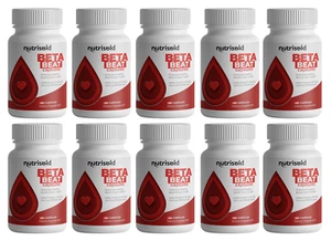 Beta Beat Capsules Promotes Healthy Blood Sugar Levels 10 Bottles 600 Capsules - Picture 1 of 4
