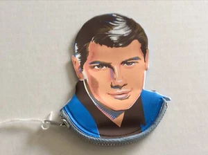 Cartera Troy Donahue años 60 con cremallera, tiro facial, hecha por Tangee - Imagen 1 de 2