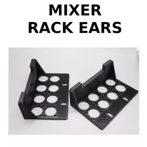 Orejas de rack (paquete de 2) para mezcladoras digitales Behringer XR16 XR18 SD18 Midas MR16 MR18 - Imagen 1 de 9