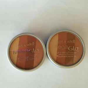 2 Wet n wild MegaGlo Illuminating Powder Color #347 SPOTLIGHT PEACH (Not Sealed) - Picture 1 of 8