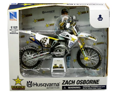 Zach Osborne Husqvarna FC450 1:12 Scale Supercross Motorcycle Racing - In Stock - Image 1 of 4