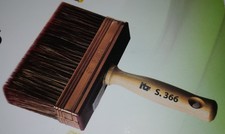 Plafoncino Antigoccia Setola Bordeaux Manico Legno S 366 Made in Italy Pezzi 12