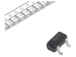 10X DTA114YET1G Transistor: PNP bipolar BRT 50V 100mA 200W SC75 R1: 10kΩ ON SEMI - Bild 1 von 1