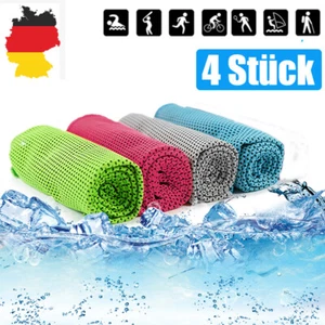 4 Stk Kühltuch Schnell Trocken Cooling Towel Sporthandtuch Yoga Fitness Handtuch - Bild 1 von 17
