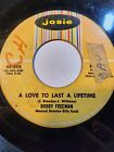 Bobby Freeman :When You're Smilng B/W A Love To Last A Lifetime 1959 Good F227