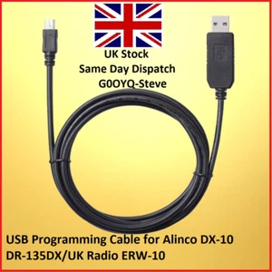 Cable De Programación USB Para Radio Alinco DX-10 DR-135DX/UK ERW-10 - Picture 1 of 3