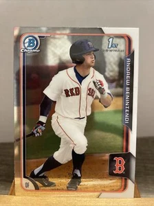 Andrew Benintendi 2015 Bowman Chrome Draft 1st #182 - Picture 1 of 2