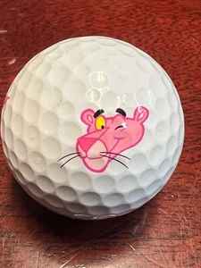 Pink Panther Logo White Used Rare Limited Precept Golf Ball (L-24-4) (One Ball) - Picture 1 of 8
