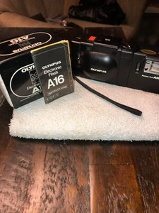 Olympus XA Camera w/A16 Flash - Picture 1 of 14