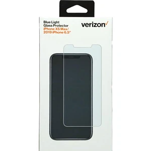 Retina Protection Blue Light Glass Screen Protector by Verizon for iPhone Xs Max - Picture 1 of 2