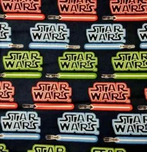 star wars logo fun fabric piece crafts length 21 x 9 inch - Picture 1 of 2