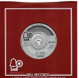 Al Wilson:The snake/Willoughby brook: UK Bell:1975 - Picture 1 of 2