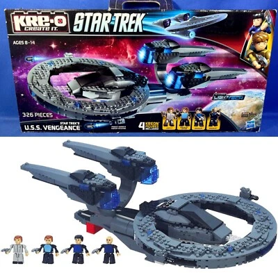 New U.S.S. VENGEANCE Star Trek KRE-O A4364 BUILDING SET Construction SPACE SHIP - Image 1 of 4