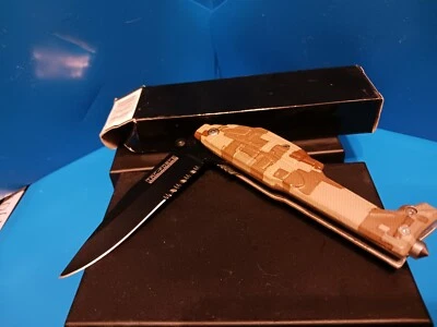  TAC - FORCE CAMO HELICÓPTERO CUCHILLAS ACERO INOXIDABLE CUCHILLOS NUEVO  Foto 1 de 3