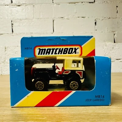 Jeep Laredo MB14 MB95 Black Red White Canopy New in Box Superfast 1983 Unpunched - Image 1 of 4