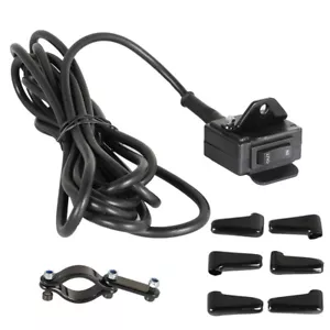 12V Solenoid Relay Contactor and Winch Rocker Thumb Switch Combo Set for ATV - Foto 1 di 8
