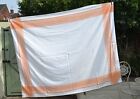 Large Vintage Irish Linen Damask Tablecloth Size Approx.:60 x 72” 