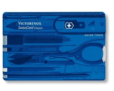 VICTORINOX SwissCard Classic Taschenwerkzeug blau 0.7122.T2 - Bild 1 von 2
