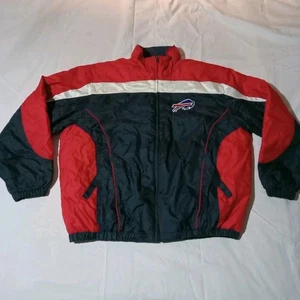 Buffalo Bills NFL Marca Fútbol Invierno Abrigo Capucha XL Hombre Chaqueta - Imagen 1 de 7