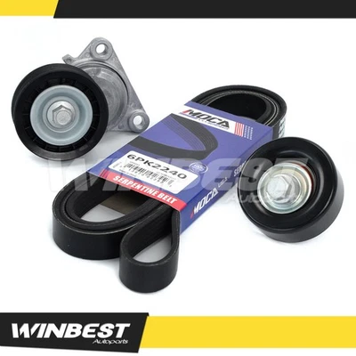 Kit de componentes de cinturón Serpentine 90K38408D para Mazda MX-5 Miata 2006-2008 2,0 L Foto 1 de 4