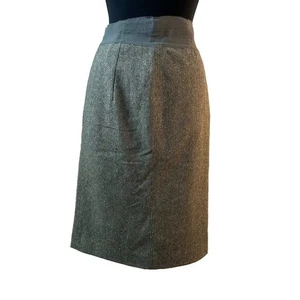 Falda midi de lana de tweed Stella McCartney tiro medio IT talla 40 = EE. UU. 4 clásica de lujo - Imagen 1 de 13