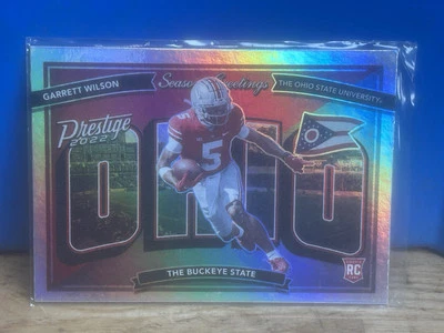 2022 Panini Prestige - Seasons Greetings Garrett Wilson #SG-7 (RC) - Image 1 of 2